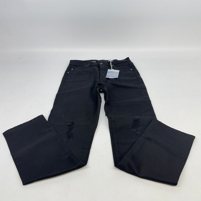 AG Alexxis High-Rise Distressed Jeans Black Size 28 New