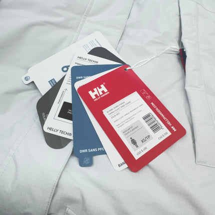 Helly Hansen RWB Down Parka Nimbus Cloud Size XS New
