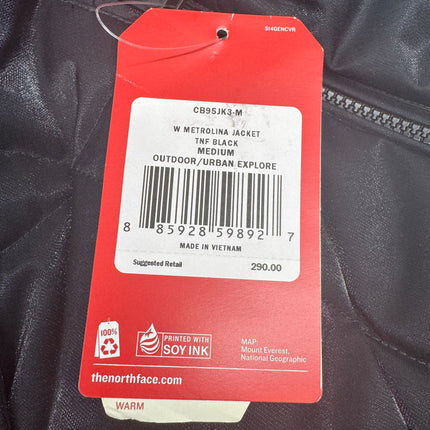 The North Face Metrolina Jacket TNF Black Size M New
