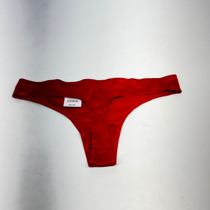 Auden Bonded Edge Thong Underwear Black Size S (4-6) New