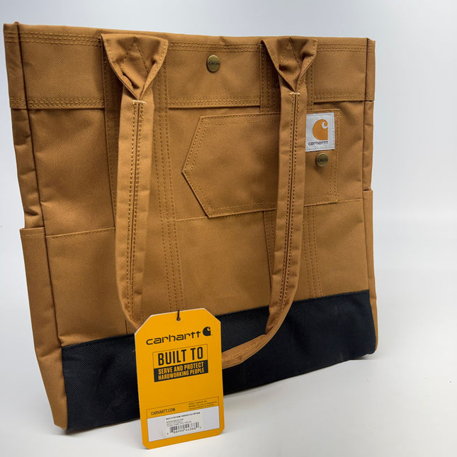 Carhartt Gear Vertical Snap Tote Carhartt Brown One Size New