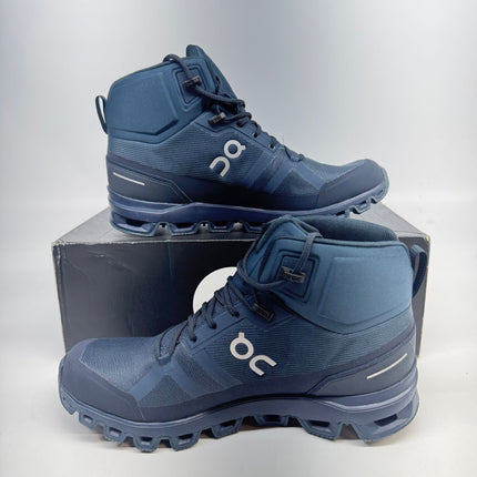 ON Cloudrock Waterproof Boots Navy/Midnight Size 11.5 Men’s New