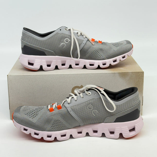 ON Cloud X Sneakers Alloy/Lily Size 10.5 Women’s New