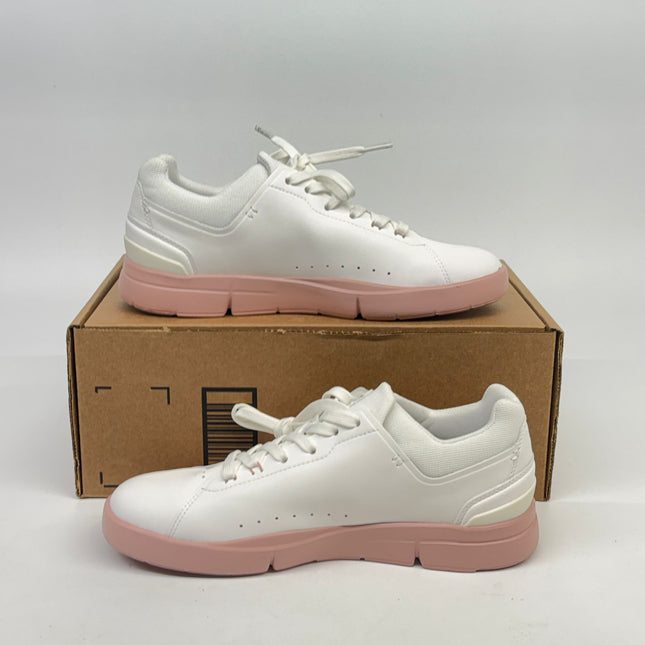 ON The Roger Advantage Sneakers White/Woodrose Size 9 Women’s New without Box