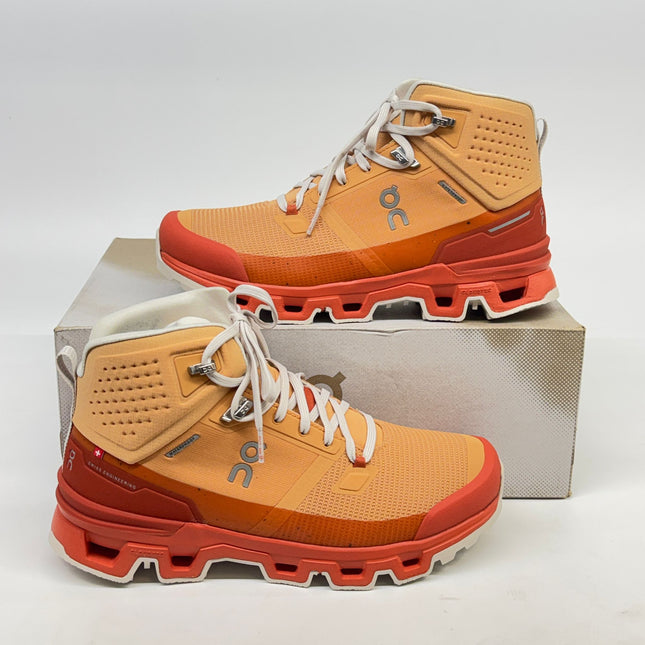 ON Cloudrock Waterproof 2 Boots Copper/Flare Size 9 Women’s New