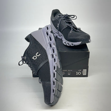 ON Cloudstratus Running Shoes Black/Lilac Size 10 Women’s New
