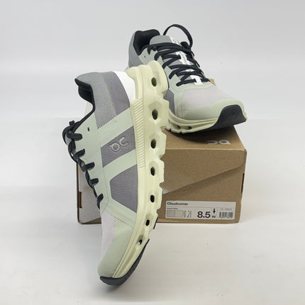 ON Cloudrunner Running Shoes Frost/Aloe Size 8.5 Women’s New