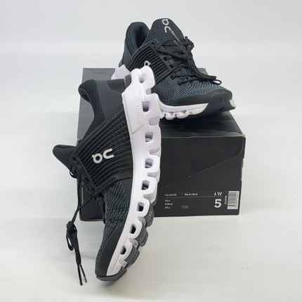 ON Cloudswift Running Shoes Black/Rock Size 5 Women’s New