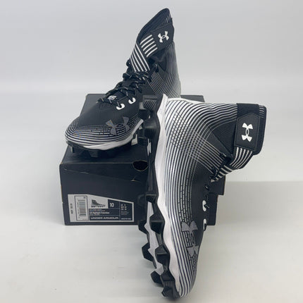 Under Armour Lockdown 6 Basketball Shoes Black Size 10 Men’s New