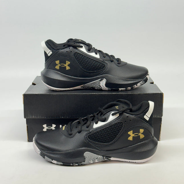 Under Armour UA Lockdown 6 Basketball Shoes Black Size 4Y New
