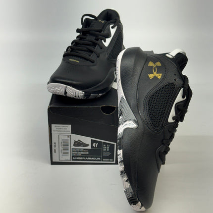 Under Armour UA Lockdown 6 Basketball Shoes Black Size 4Y New