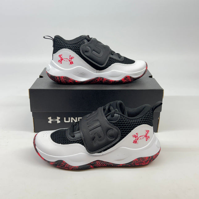 Under Armour Zone BB 2 Basketball Shoes Black Size 4 New