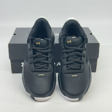 Under Armour Lockdown 6 Basketball Shoes Black Size 2.5 New