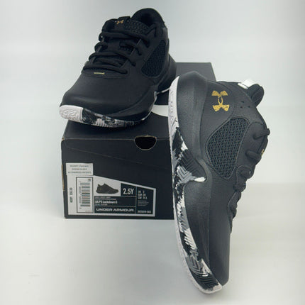 Under Armour Lockdown 6 Basketball Shoes Black Size 2.5 New