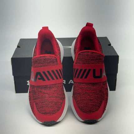 Under Armour UA BGS Surge 3 Slip-On Running Shoes Black Size 4Y New