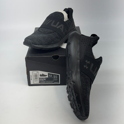 Under Armour Surge 3 Slip-On Running Shoes Black Size 7.5 New