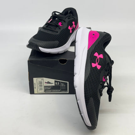 Under Armour Surge 3 Running Shoes Black Size 9.5 New