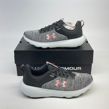 Under Armour Charged Revitalize Running Shoes Black Size 8 New