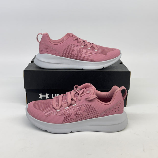 Under Armour Essential Sportstyle Shoes White/Black Size 8.5 New