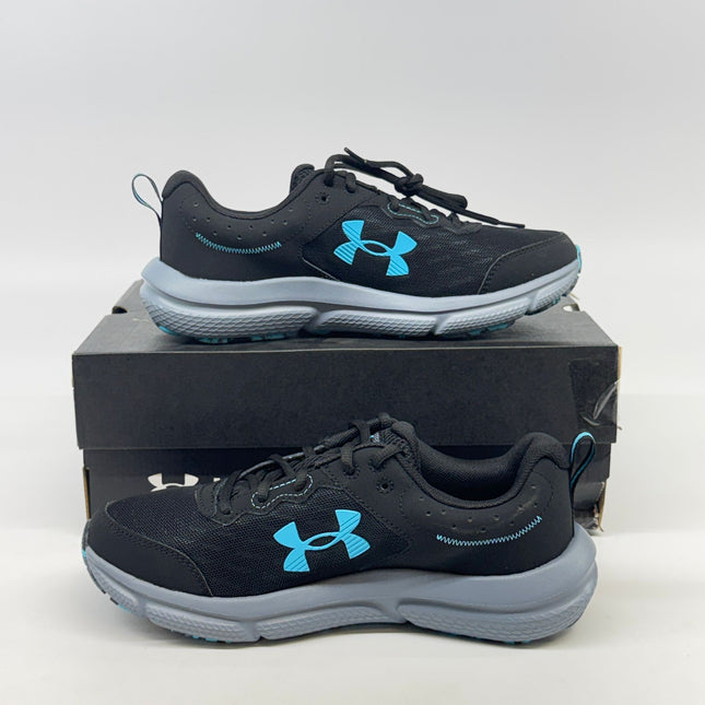 Under Armour Charged Assert 10 Shoes Black White Size 7 New
