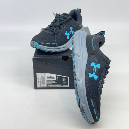 Under Armour Charged Assert 10 Shoes Black White Size 7 New