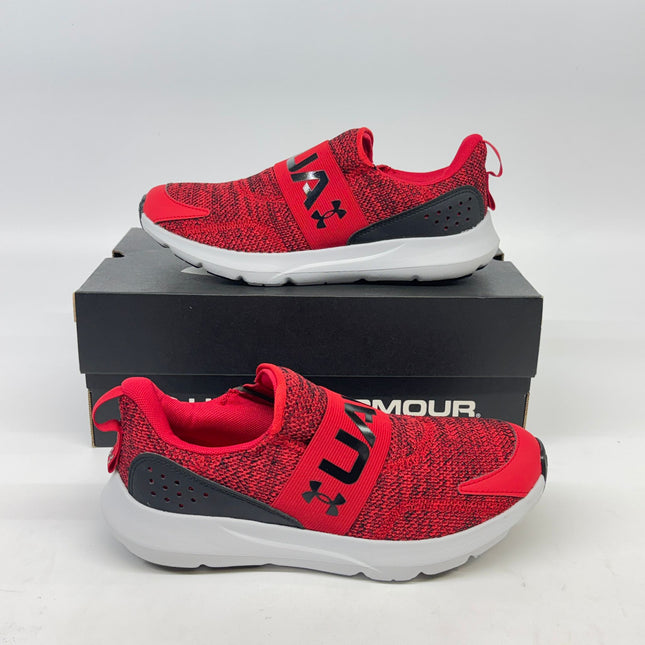 Under Armour Surge 3 Slip-On Running Shoes Black Size 7 Youth New