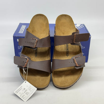Birkenstock Arizona Birko-Flor Sandals Brown Size M 16 Unisex New