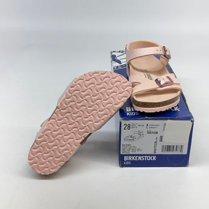 Birkenstock Rio Sandals Pink Synthetic Size 10K Kids New