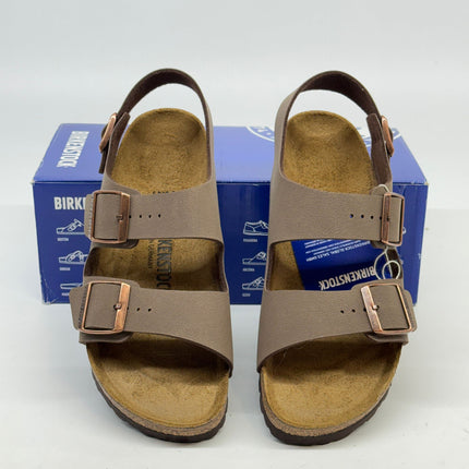 Birkenstock Milan Sandals Birko-Flor Nubuck Mocha Size 8 Men’s New