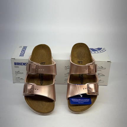Birkenstock Arizona Birko-Flor Sandals Black Size 13K Kids New