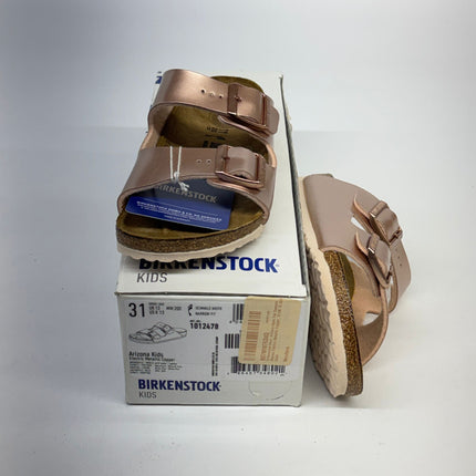 Birkenstock Arizona Birko-Flor Sandals Black Size 13K Kids New