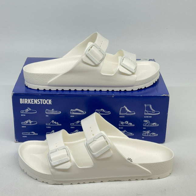 Birkenstock Arizona Essentials EVA Sandals White Size 10 Men’s New