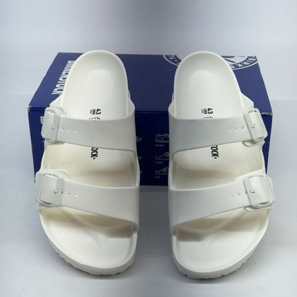 Birkenstock Arizona Essentials EVA Sandals White Size 10 Men’s New