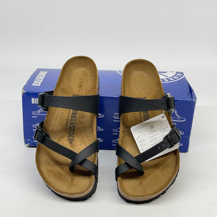 Birkenstock Mayari Sandals Black Birko-Flor Size 6 Women’s New
