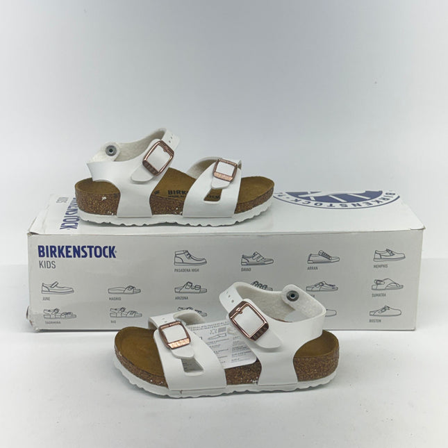 Birkenstock Rio Sandals White Size 6 Toddler Kids New