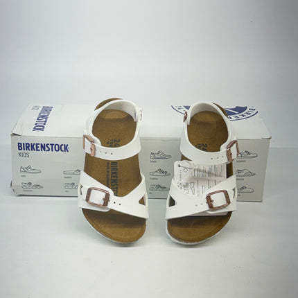 Birkenstock Rio Sandals White Size 6 Toddler Kids New