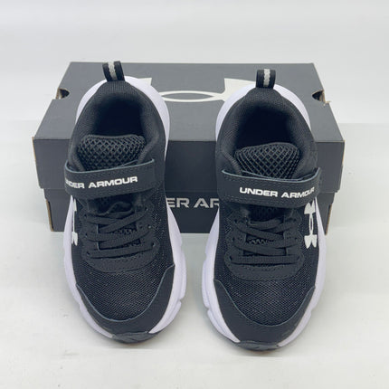 Under Armour Assert 10 AC Running Shoes Black Size 10.5K Kids New