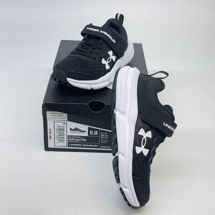 Under Armour Assert 10 AC Running Shoes Black Size 10.5K Kids New