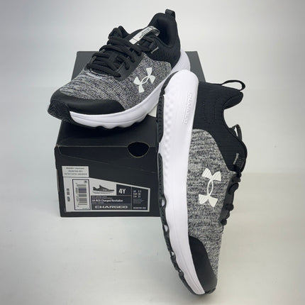 Under Armour Charged Revitalize Shoes Black Size 4Y Boys New