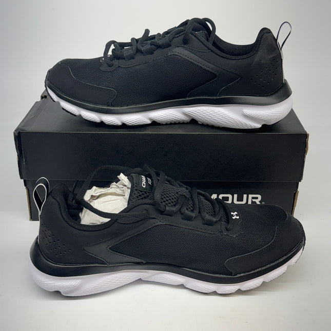 Under Armour Charged Assert 9 Running Shoes Black Size 9 D Wide Women’s New