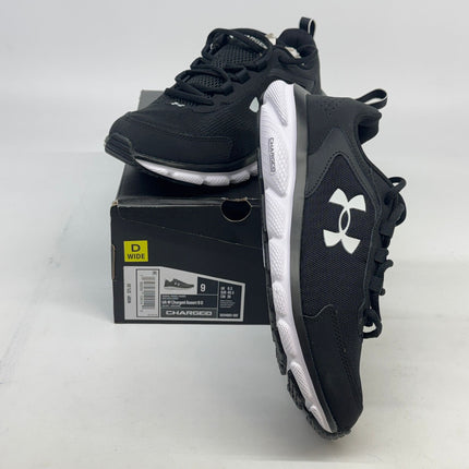 Under Armour Charged Assert 9 Running Shoes Black Size 9 D Wide Women’s New