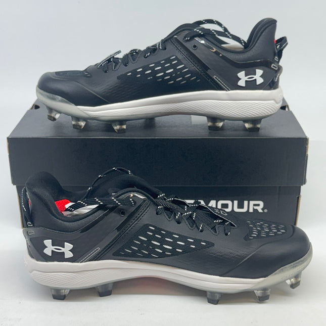Under Armour Yard Low MT TPU Baseball Cleats Black Size 10 Men’s New