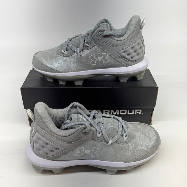 Under Armour Harper 8 Mid RM Baseball Cleats Black Size 3 Boys New.