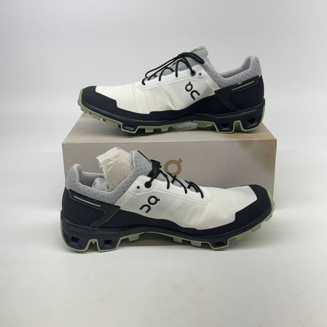 On Cloudventure Peak Trail Running Shoes White/Leaf Size 10.5 M New