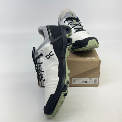 On Cloudventure Peak Trail Running Shoes White/Leaf Size 10.5 M New