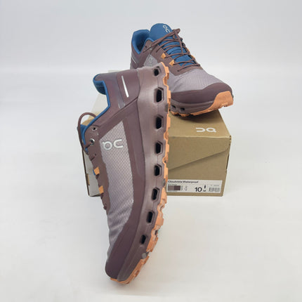 On Cloudvista Waterproof Men’s Trail Shoes Brown Size 10 New