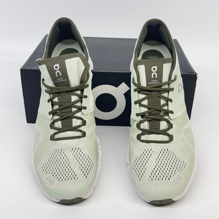 On Cloud X Men’s Training Shoes Aloe/White Size 12.5 New