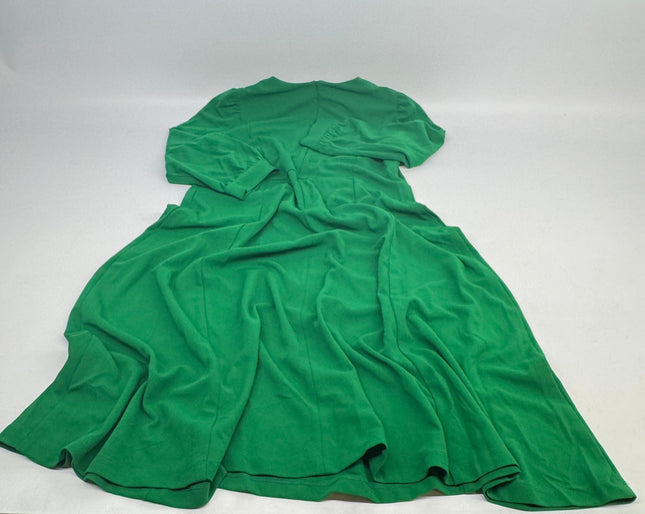 Liz Claiborne Green Dress Size 16 Back Zipper Classic Style New