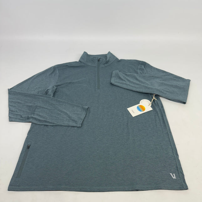 Vuori Ease Performance Half Zip Pullover Men’s Size XL Heathered Comfort New