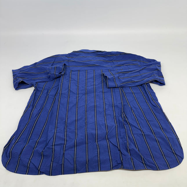 Madewell Blue Striped Oversized Button-Up Shirt Men’s Size M New Without Tags